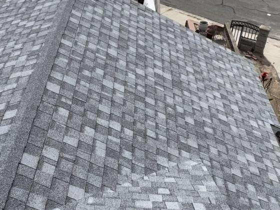 New gray architectural shingle roof installed by NRG Roofing in Ventura County